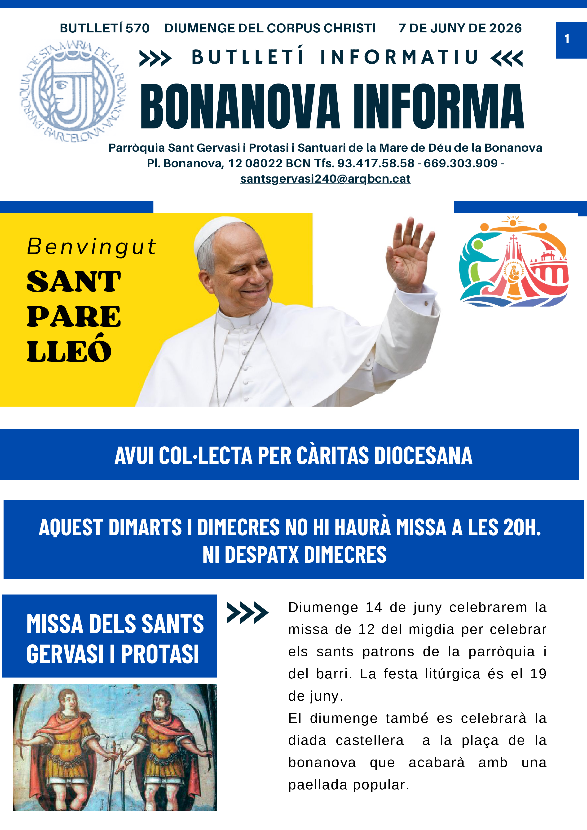 Avisos parroquiales