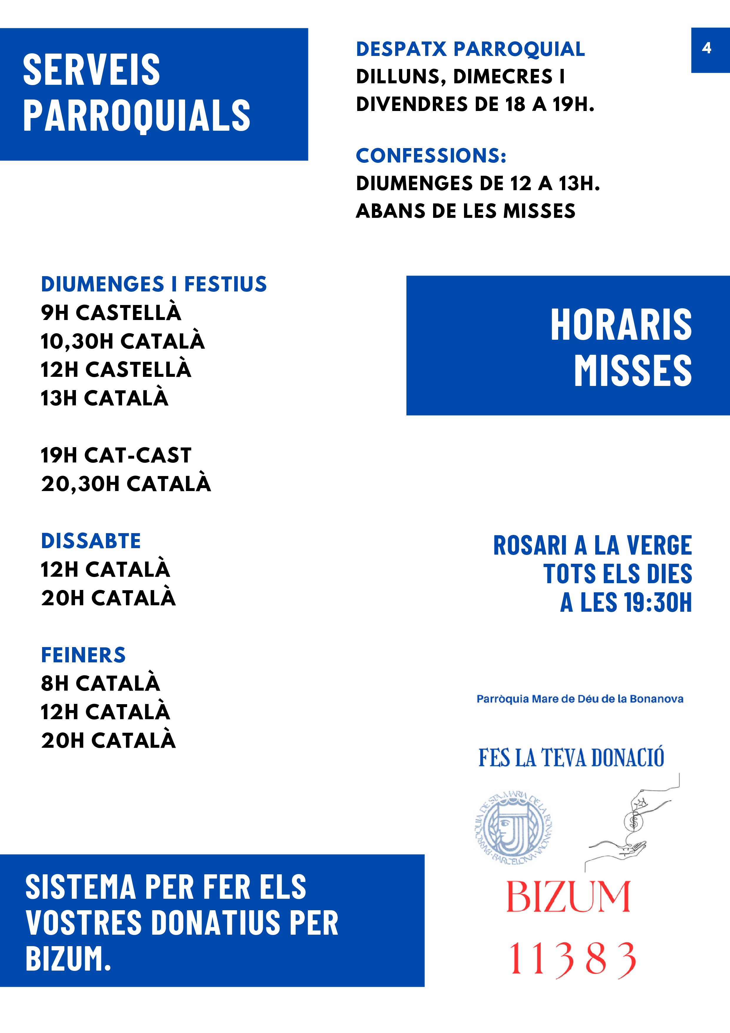 Horarios