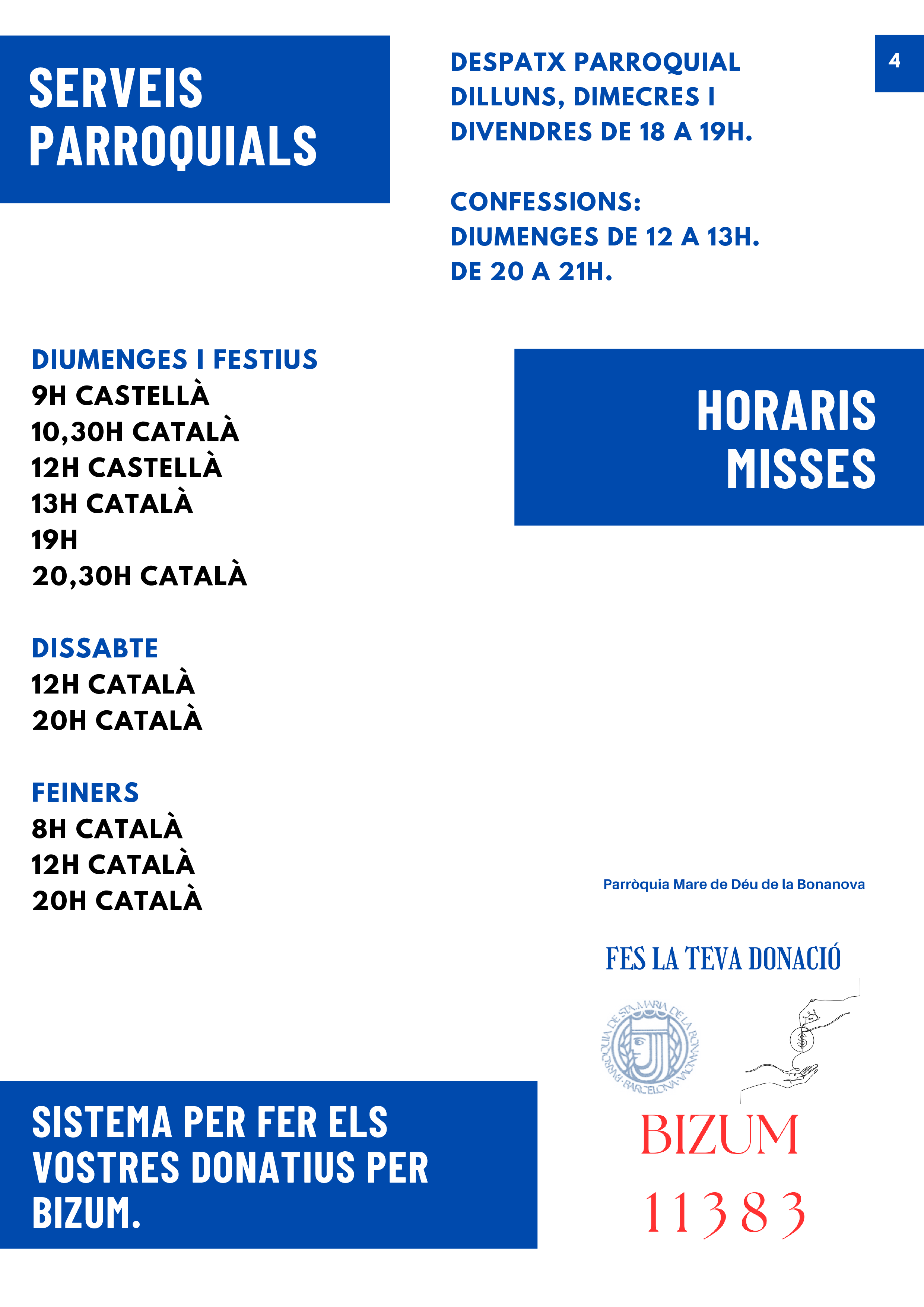 Horarios