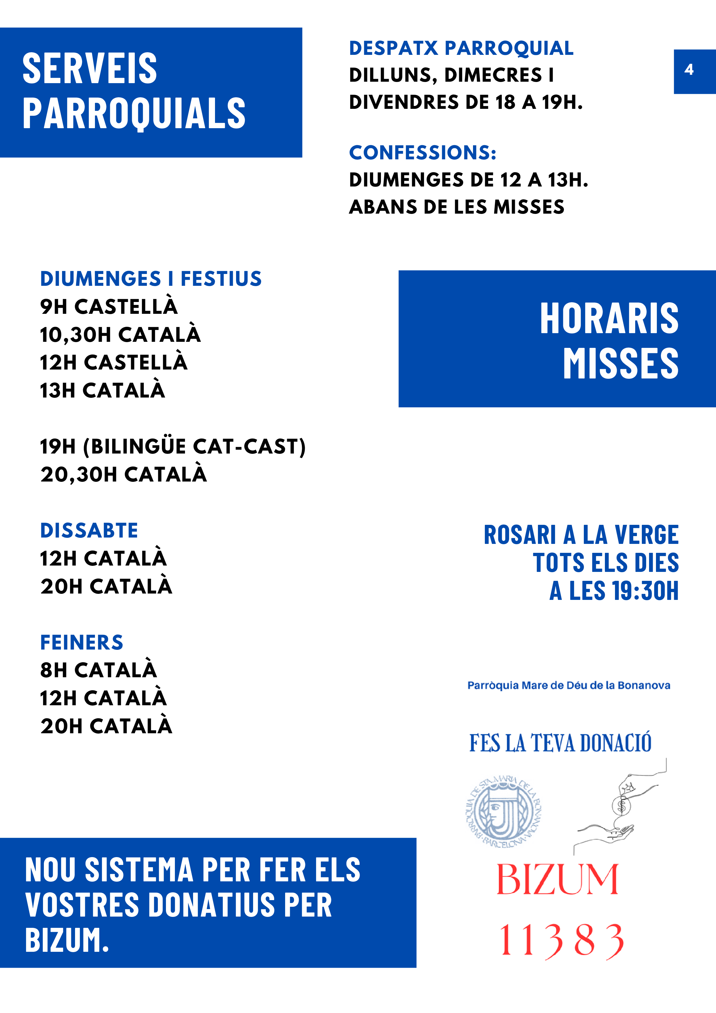 Horarios